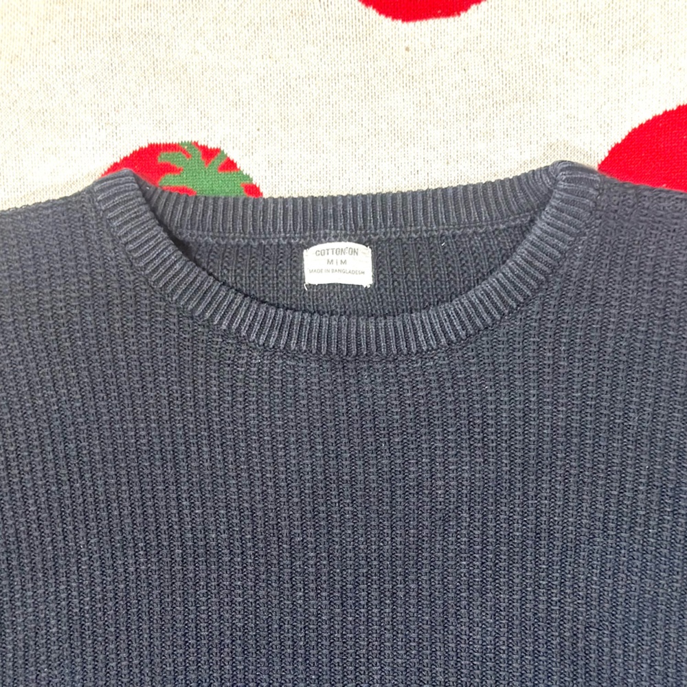 Men's navy blue long sleeve🦆